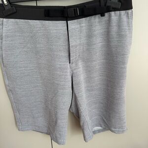 Nike Gray and Black Athletic Shorts